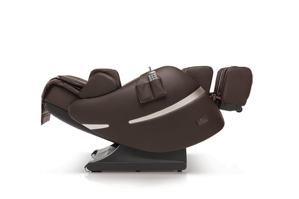 Brio Massage Chair by Positive Posture Brown Chair Side View